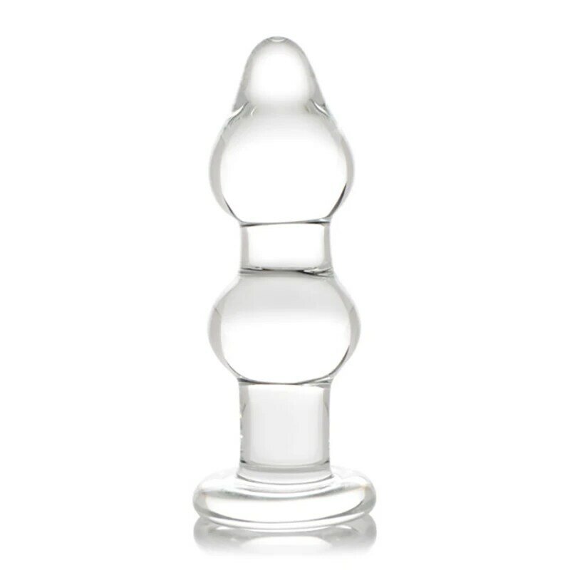 BEEGER-tapón anal de cristal, Bola de vagina, consolador anal de vidrio pyrex grande