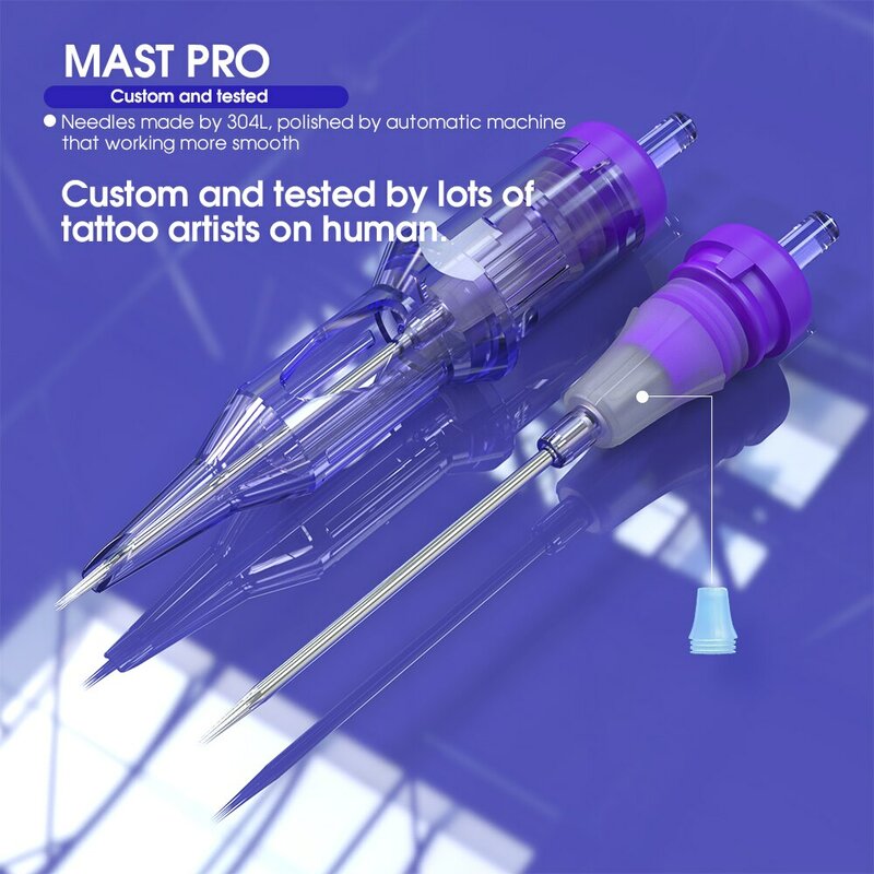 Mast Pro เข็มสัก20ชิ้น/ล็อตแบบทรงกลม RL เข็มสักแบบใช้แล้วทิ้งปลอดภัย
