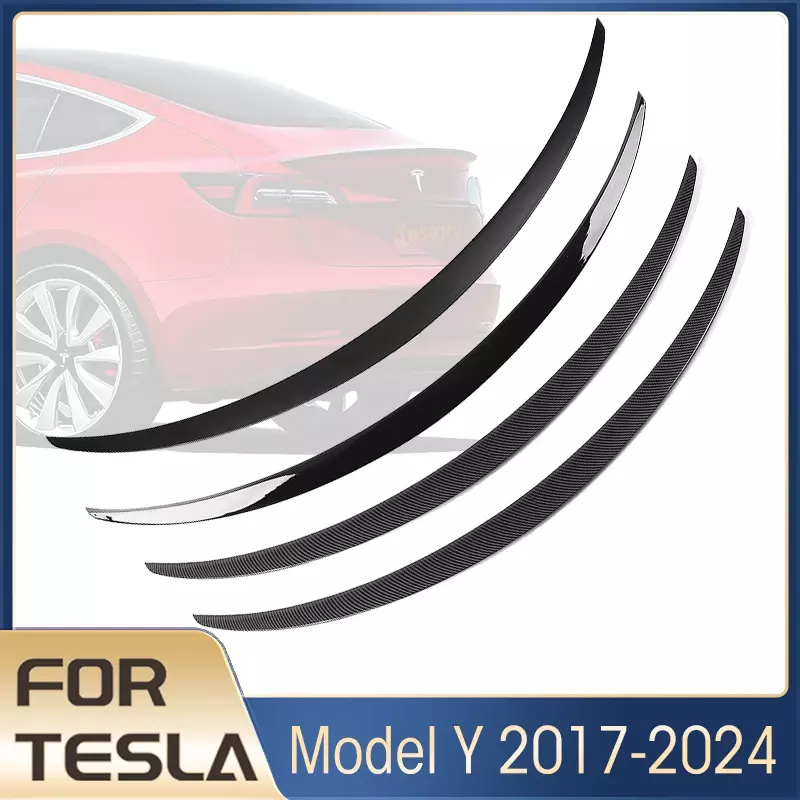 Spoiler do Tesla Model Y 2024 Akcesoria Materiały ABS Spoilery i skrzydła Pasuje do Tesla Model Y 2017-2024 Tylny spoiler bagażnika