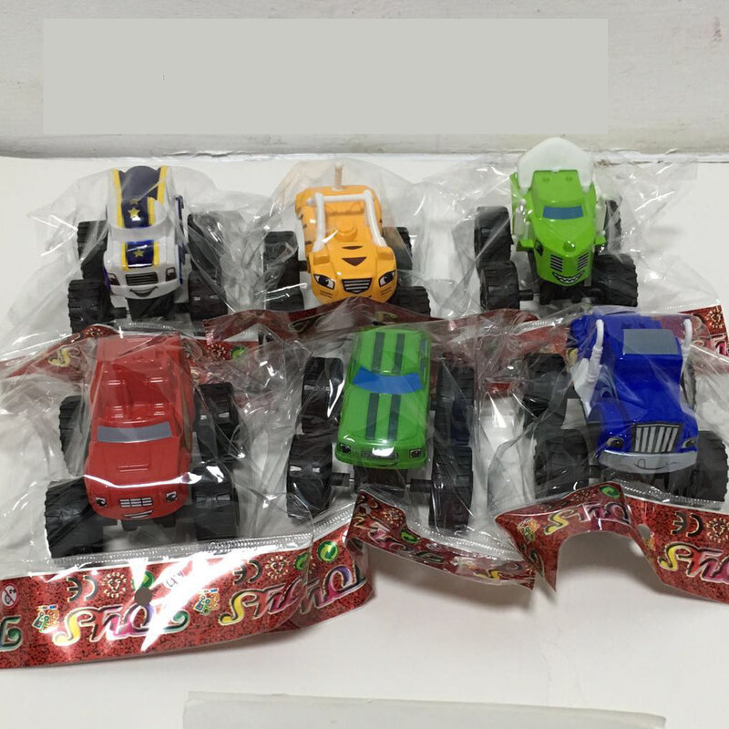 6PCS/Lot Monster Machines Russia Kid Toys Blaze miracle cars blaze Vehicle Car Toys With Original Box Best Gifts For Kids