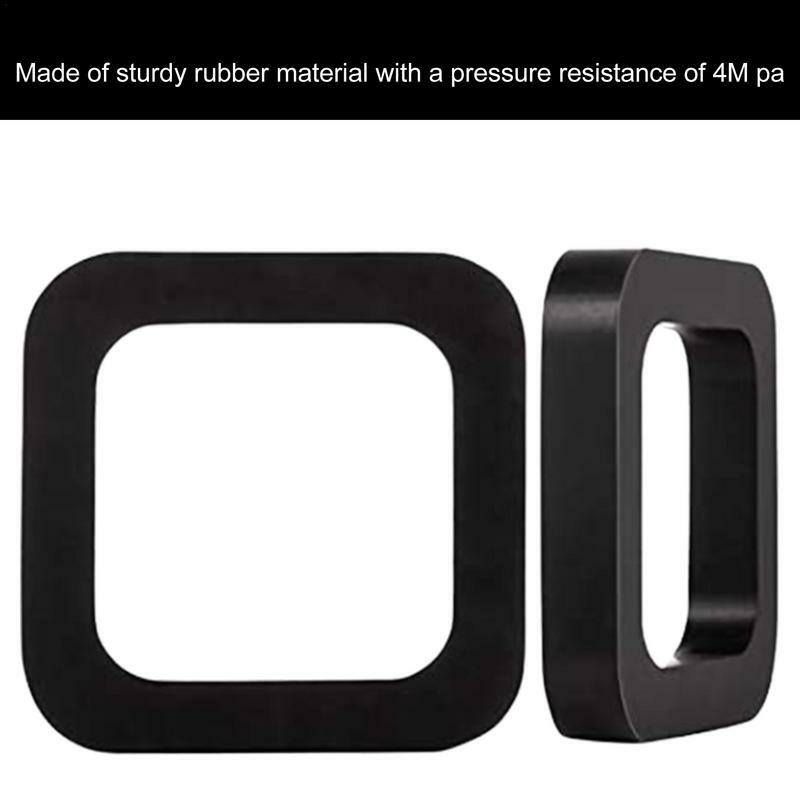 Noise Reduction Pads 5-Piece 2-Inch Thickened Rubber Hitch Receiver Pads Noise Reduction Pad To Eliminate Noise & Provide
