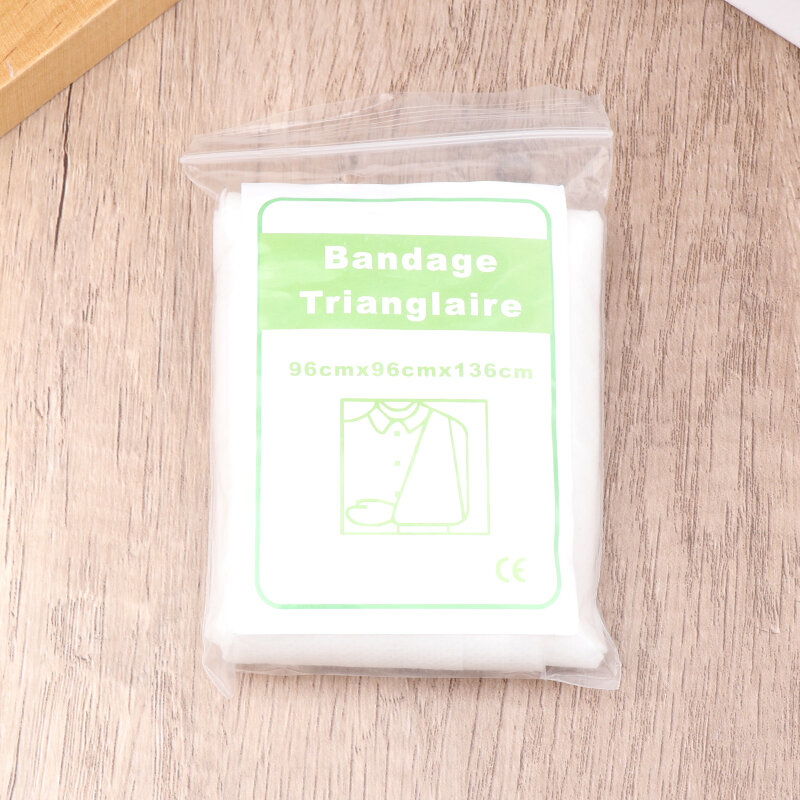 Medical Bandage Triangular First Aid Bandage Fracture Fixation Emergency Bandage Wound Dressing 96*96*136CM
