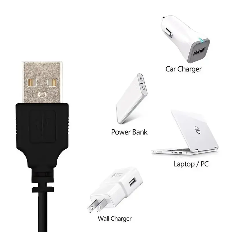 Câble chargeur USB DC 2.5 pour vibromasseur, aste, pour jouets adultes, accessoires de massage, alimentation USB universelle