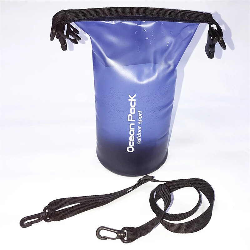 Bolsa impermeable de PVC para hombre y mujer, bolsa seca de almacenamiento de compresión para natación al aire libre, kayak, 2L, 5L, 10L, 15L, 20L