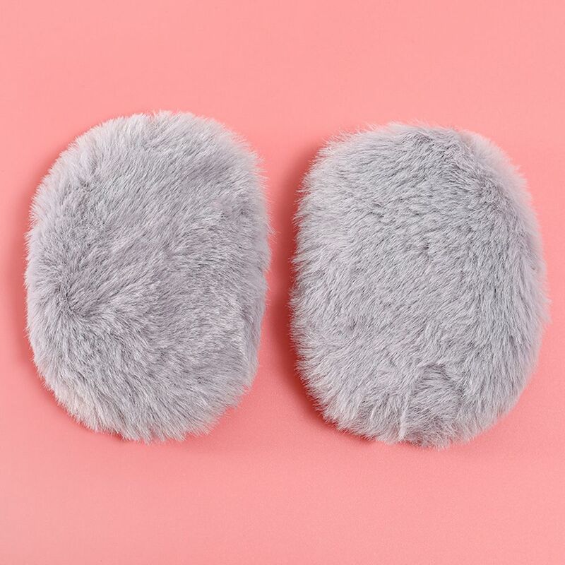 Korean Simple Earbags Coral Fleece For Men Wind Proof Women Earmuffs Plus Bandless Ear Warmers Winter Ear Cover