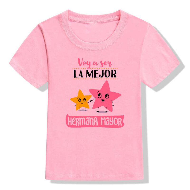 Im Gaat De Beste Grote Zus Kinderen Met Korte Mouwen T-shirts Voor 1-8 Jaar Pasgeboren Peuter shirts Zwangerschap Aankondiging Tees