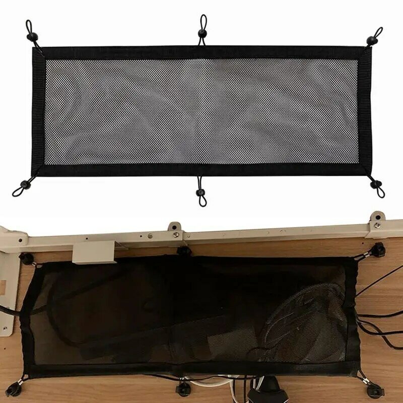 Under Desk Organizer Net Network Cable Organizer Storage Net For Under Desk Large Capacity Space Saving Mesh Bag For Most Tables