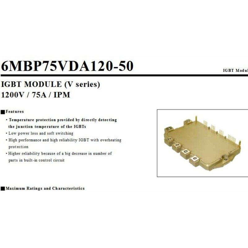 6MBP75VDA120-50 NEW MODULE