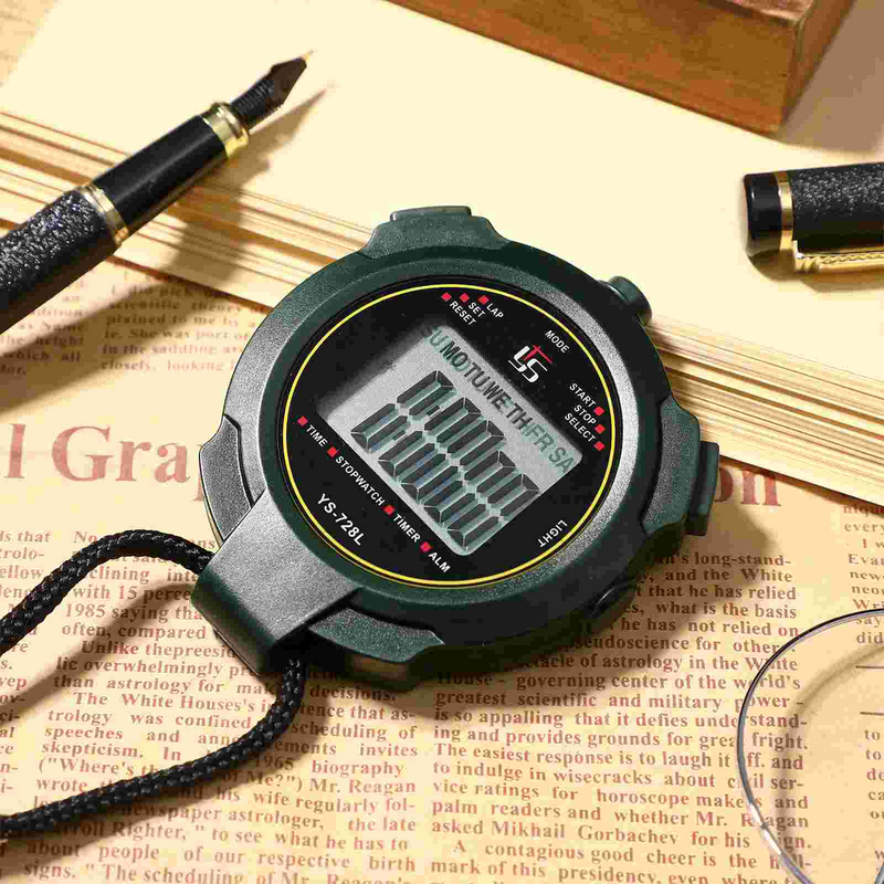 Stopwatch Wrist Watch Water Resistant Stop Watch Wrist Watch with Stopwatch Function Sports Stopwatch Watch Silent Stopwatch