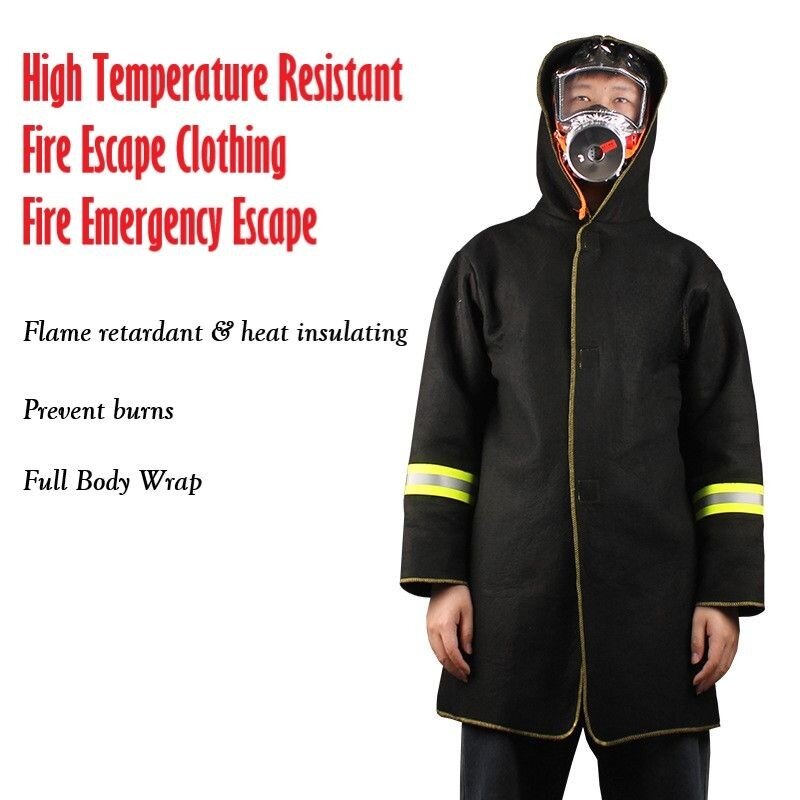 Brandweerkleding Mantel Gepreoxygeneerd Zijde Materiaal Brandbeveiliging Speciale Huishoudelijke Branddeken Mantel Blusdeken Brandtrap