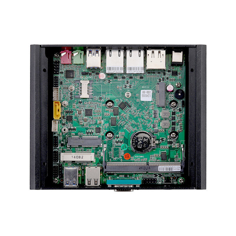 Qotom Q 730S Q 750S Mini Pc J4105/J4125, 4usb3.0, 2usb2.0, Rs232, Hd Display Dp Mini Computer