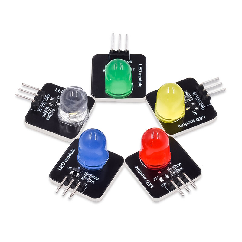 Dc 3.3v-5v 10mm lichtgevende module led sensor led-indicator lichtgevende buismodule voor arduino