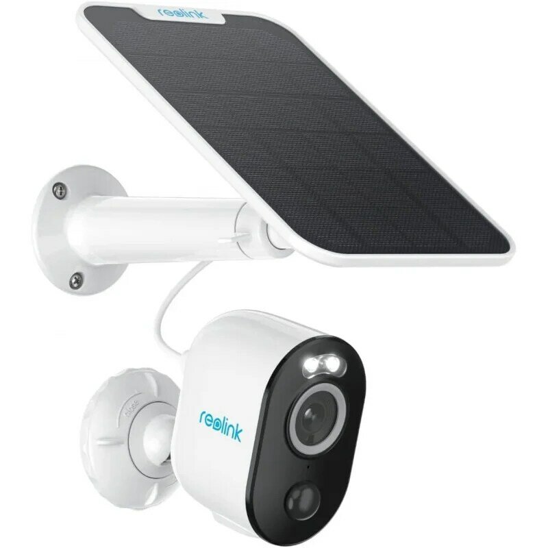 Reolink 5GHz kamera keamanan WiFi nirkabel luar ruangan, panel surya Argus 3 Pro dengan penglihatan malam warna 5MP, WiFi 2.4/5GHz, non-sto