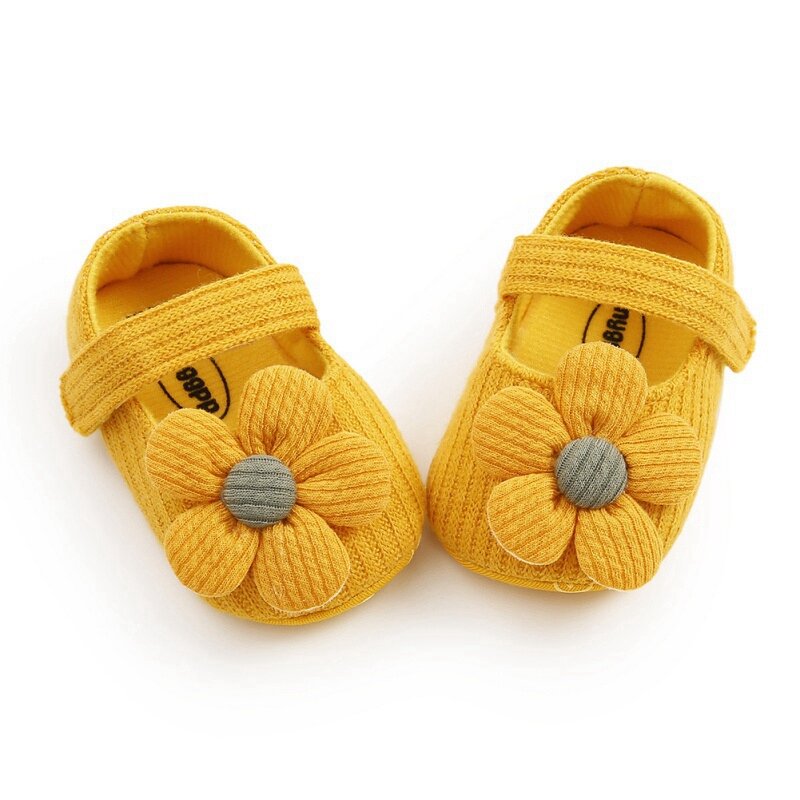 Baywell Spring Baby Girl Princess Shoes 1 Year Casual Anti-Slip Bow Sneakers Autumn Toddler Soft Soled First Walkers 0-18 Months