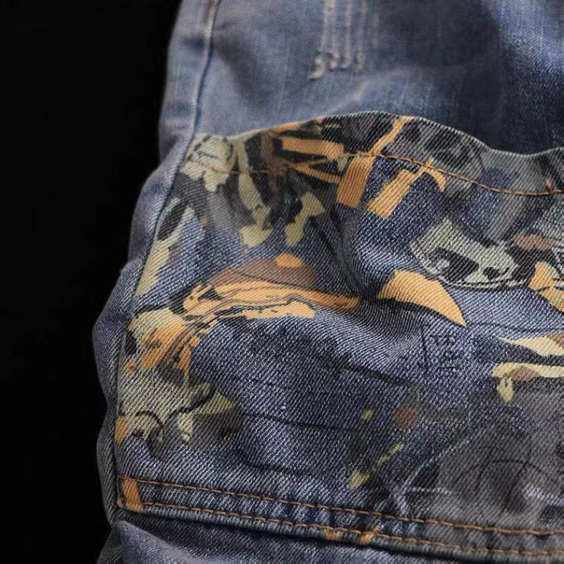 Jeans larghi da donna 2023 Vintage coreano Streetwear pantaloni larghi in Denim a vita alta Casual Boyfriend pantaloni corti Harem femminili