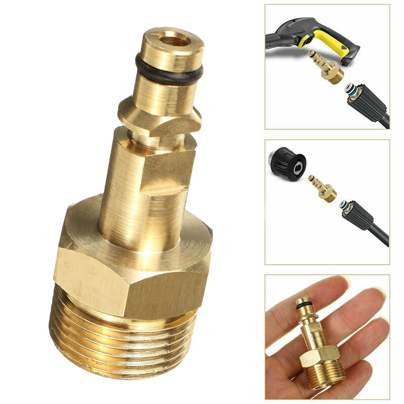 M22 Adapter High Pressure Washer Hose Adapter Pressure Pipe Quick Connector Converter Fitting For K Series Pressure Washer