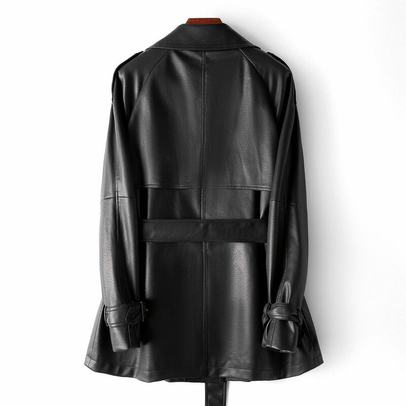 女性のための本革のシープスキンのコート,カジュアルな本物の革のジャケット,秋と冬,h28,2023