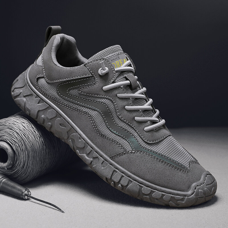 2022รองเท้าลำลองผู้ชายหนังรองเท้าผ้าใบคลาสสิกรองเท้าผู้ชาย Comfort กลางแจ้งรองเท้าแตะอากาศถ่ายเทวิ่งกีฬารองเท้า