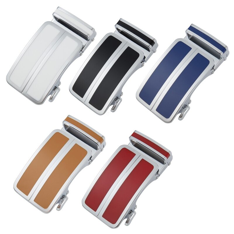 High Quality Automatic Belts Buckles Men's Belt Buckle Suit For 3.5cm Automatic Belts Accessories Black Red Blue White Yellow
