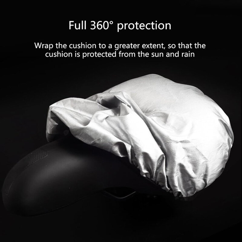 Bicycle Seat Sunshade Rainproof Cover Practical Large Capacity Sun UV Dust Proof Cover Suitable for Outdoor Use