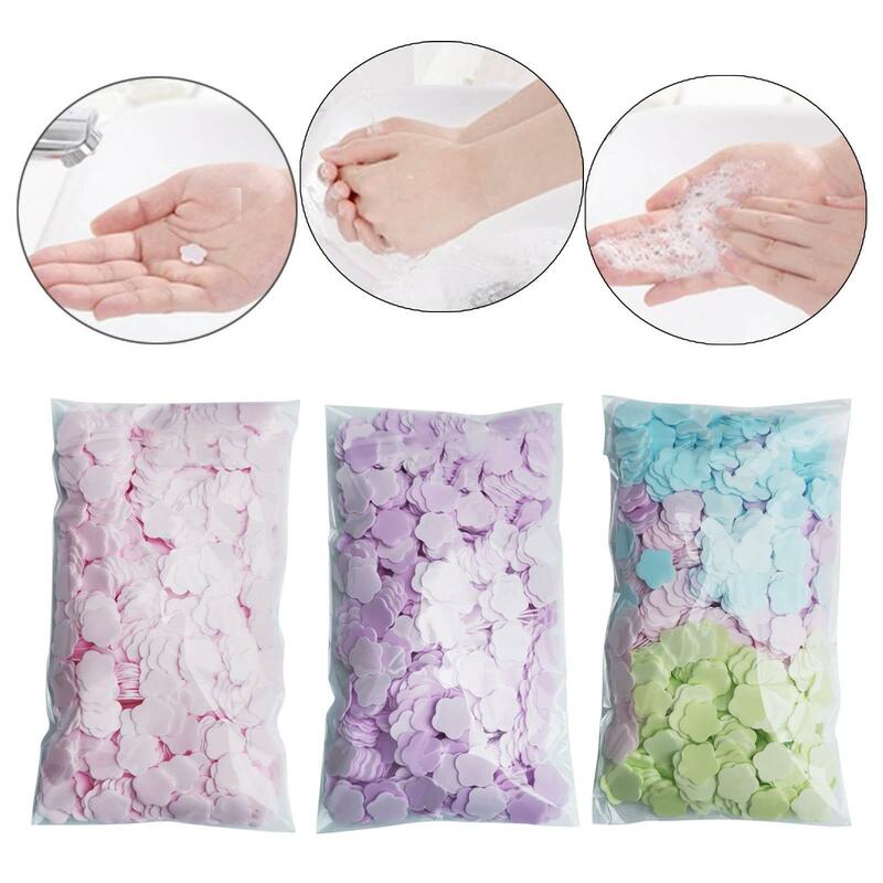 1000Pcs Paper, Hand Washing , Kids Scented Slice Fast Foaming Portable for Outdoor Activities Hiking Indoor Travel