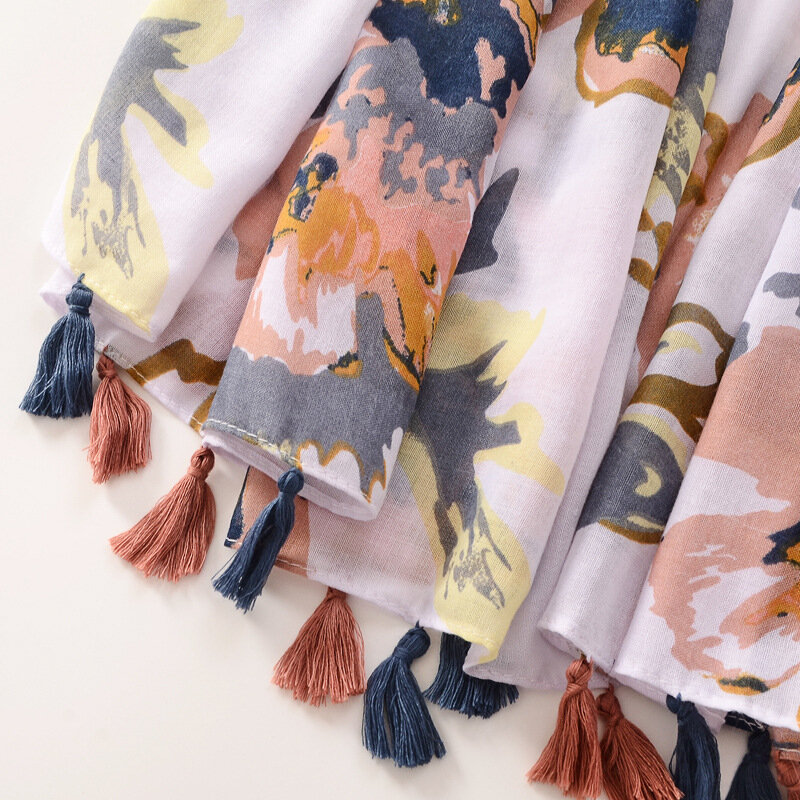 Женский шарф, винтажные хлопковые шарфы с принтом кешью для женщин, Пляжная шаль, обычная ткань, роскошный Шелковый шарф