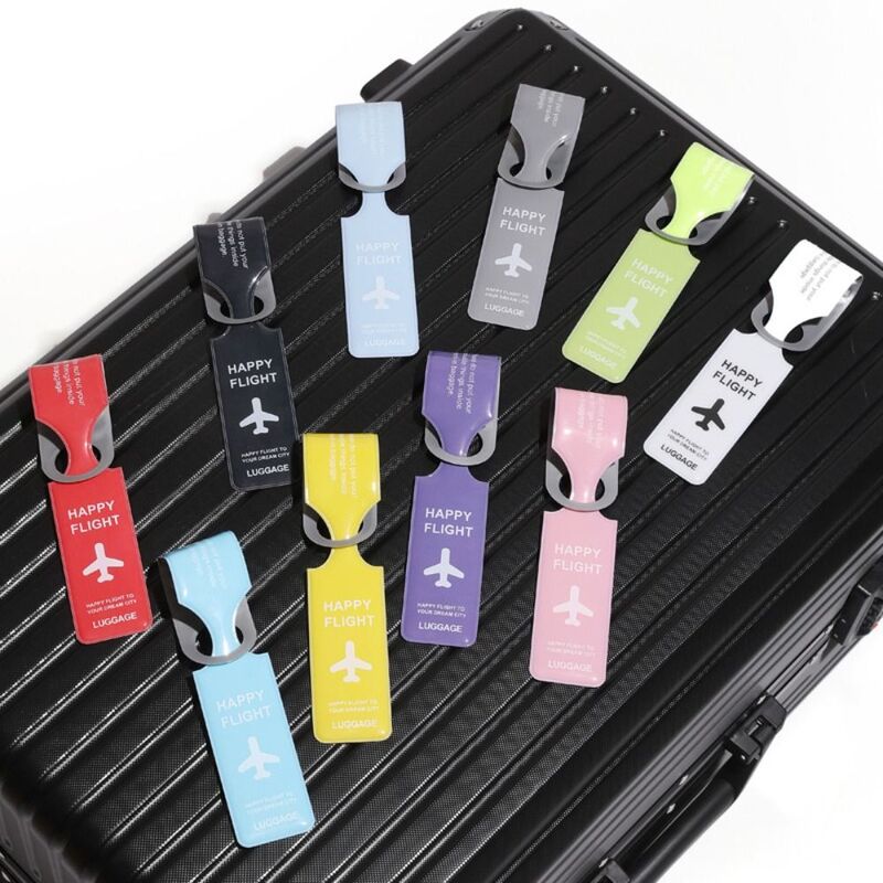 Boarding Pass PVC Luggage Tag Address Label Information Card Boarding Pass Tag Baggage Name Tags Aircraft Luggage Boarding Tag