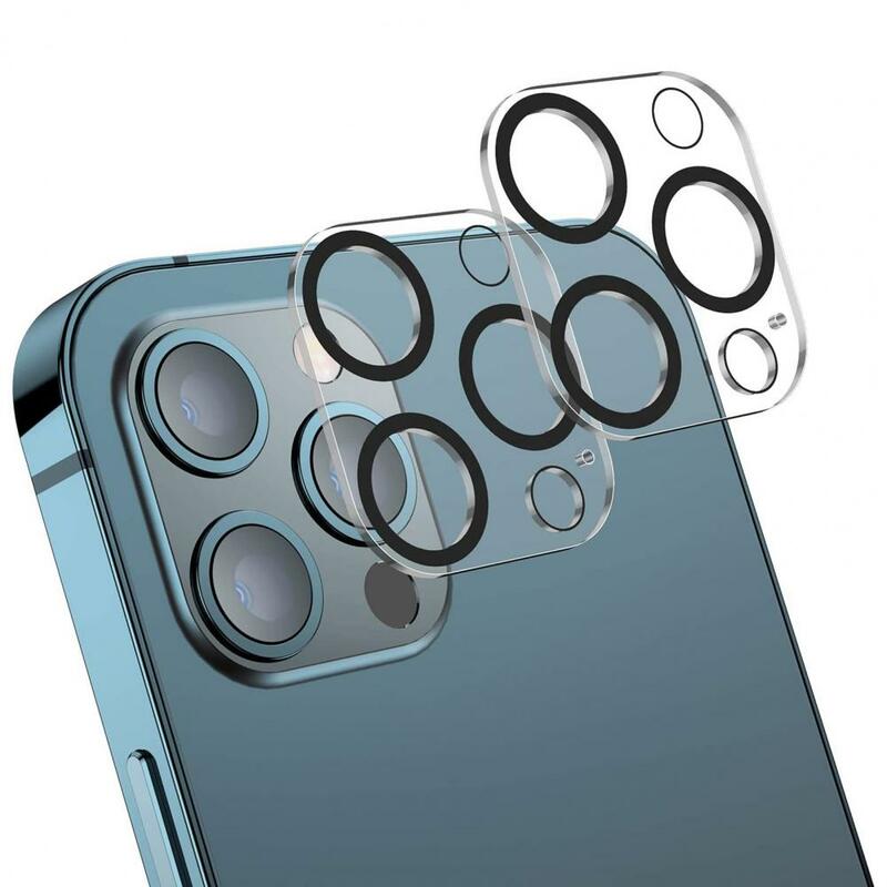 Protezione dell'obiettivo vetro dell'obiettivo della fotocamera posteriore del telefono protettivo leggero per iPhone 14 13 12 Pro Max Mini