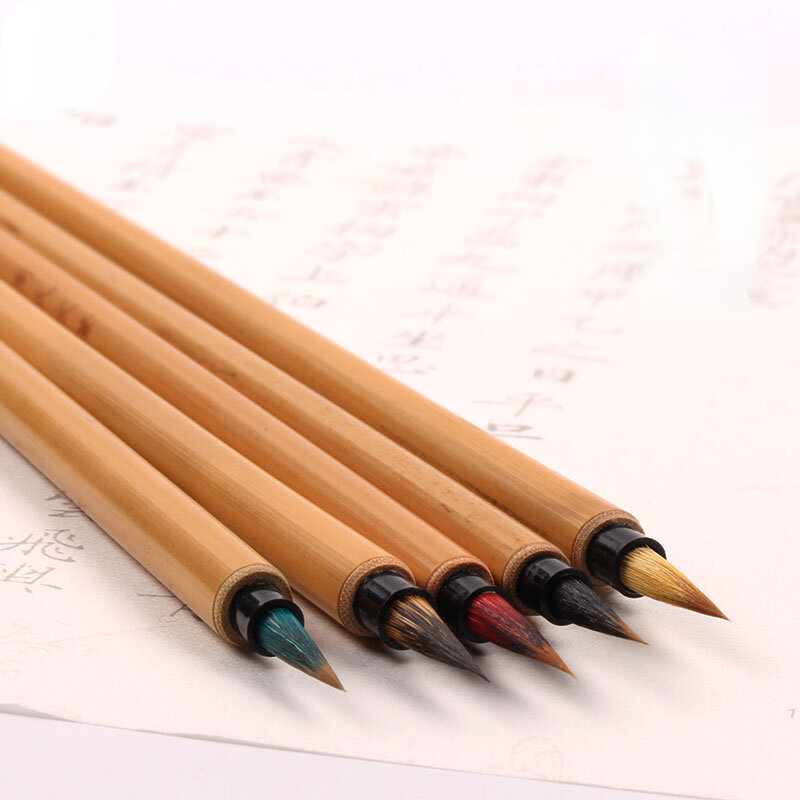 中国の書道筆ペンweasel毛lianブラシ水彩素晴らしい絵画細い線の筆記体スクリプトカリグラフペン