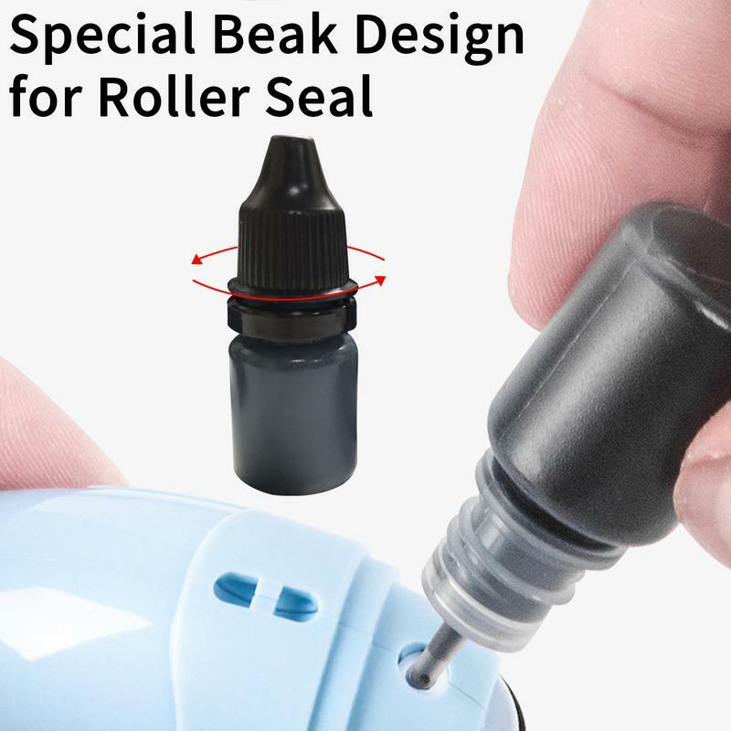 Address Stamp Refill Ink Identity Theft Protection Roller Stamp Refill Ink 3pcs Refills For Id Stamp Roller Privacy Confidential