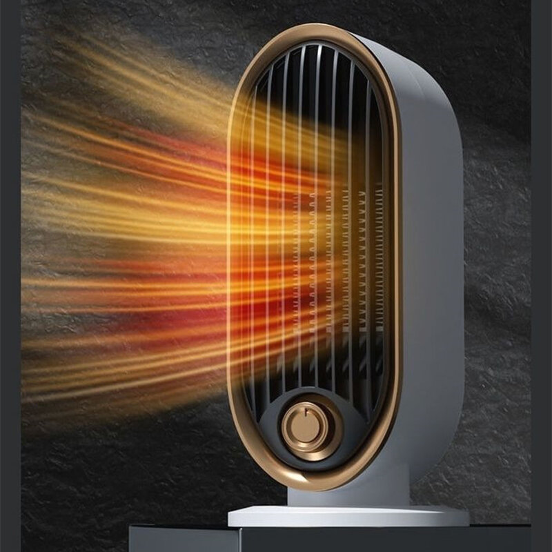 800W Electric Heater Portable Desktop Fan Heater PTC Ceramic Heating Warm Air Blower Home Office Warmer Machine for Winter