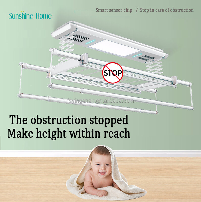 Electric Automatic Lift Clothes Rack Electric Clothes Laundry Hanger For Cloth