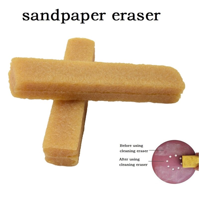 Lixa Limpeza Eraser Stick, Borracha natural para remover poeira, Cintos abrasivos, Lixadeira de disco de correia
