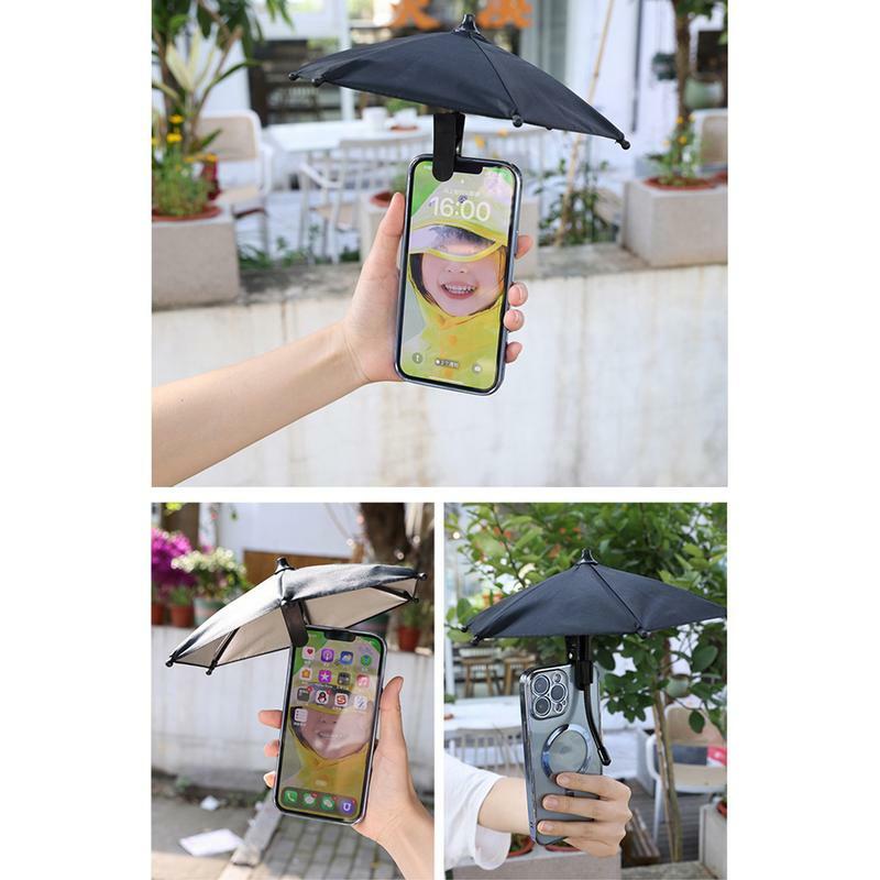 휴대폰 우산 휴대폰 브래킷 우산, 자동차 내비게이션 프레임, 라이더 헬멧, 우산 핸드 햇빛가리개, 야외 구부릴 수 있는 인테리어 액세스