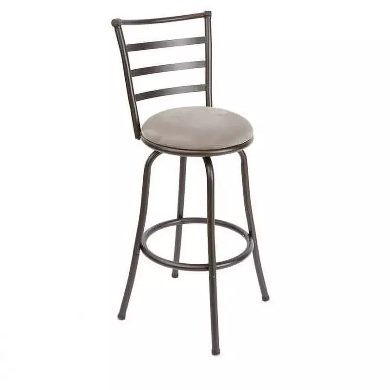 Bar Chair, Microfiber Cushion with Adjustable Swivel Barstool, More in Line with The Department of Human Engineering, Bar Stool