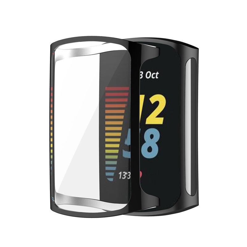 حافظة واقية للشاشة لشحن Fitbit 5 و 6 ، نحيف للغاية ، ناعم ، TPU ، غطاء واقي لـ Fitbit Charge5 ، ملحقات ساعة