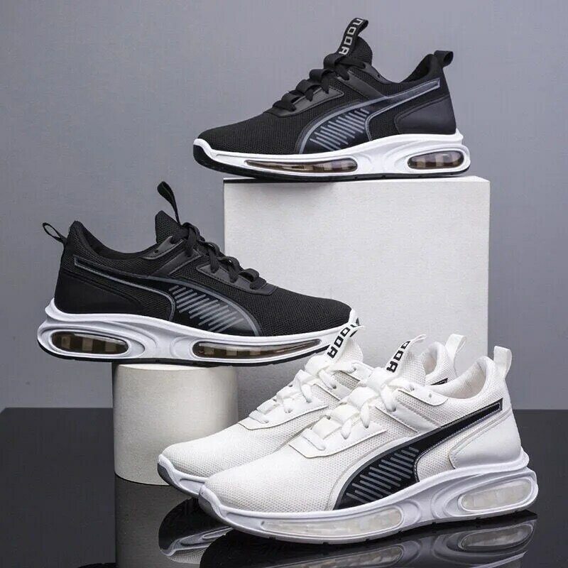 New Mesh Men's Shoes Spring Autumn Breathable Wear Non-slip Male Shoes Men's Casual Sneakers