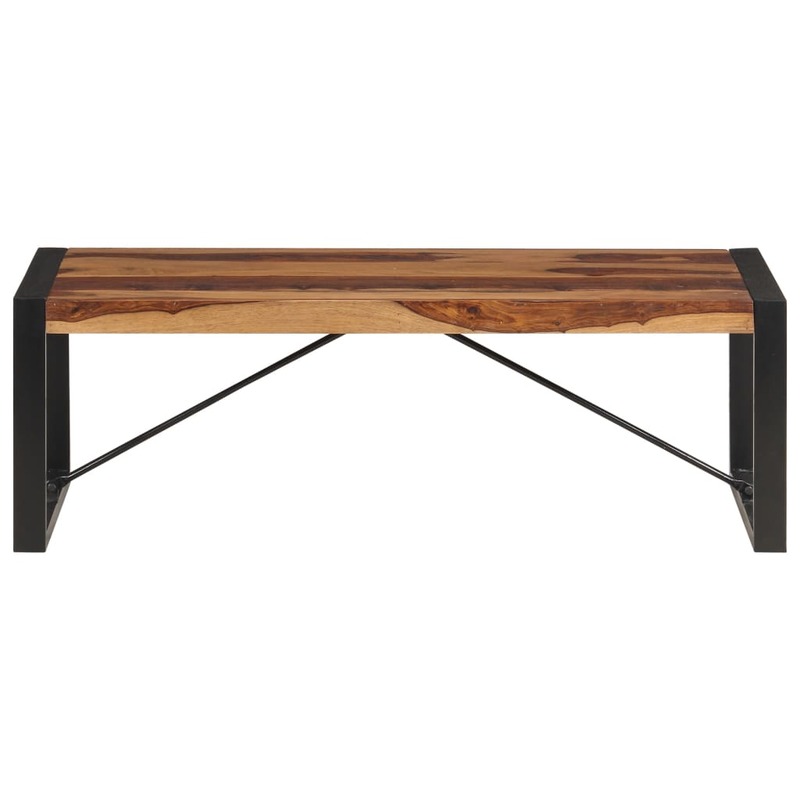 Table basse Sheesham en bois massif, meubles de salon, 47.2 "x 23.6" x 15.7"