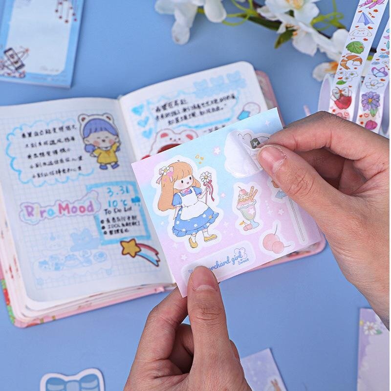 Stationery Set Notebook High Appearance Level Cartoon Notebook Student Gift Box Notebook Complete Set of Children's Hand Gifts