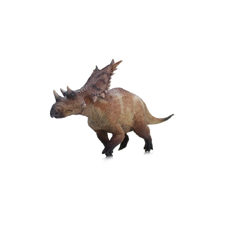 HAOLONGGOOD mainan dinosaurus Chasmosaurus 1:35 Model hewan prekistroy kuno