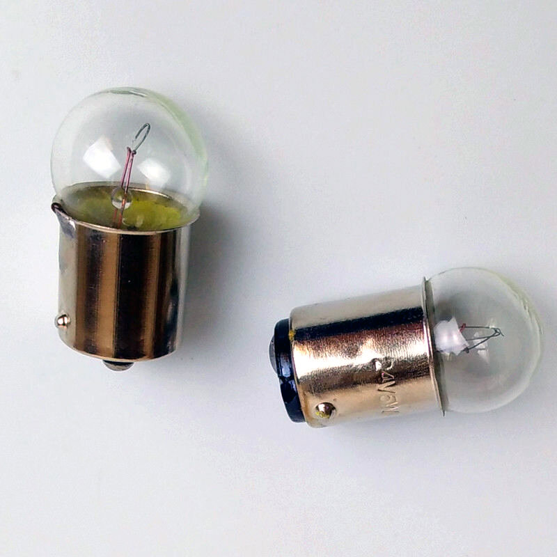 シングルダブルコンタクトミニ電球,10個,b15 6v 12v 15v 24v 30v 36v