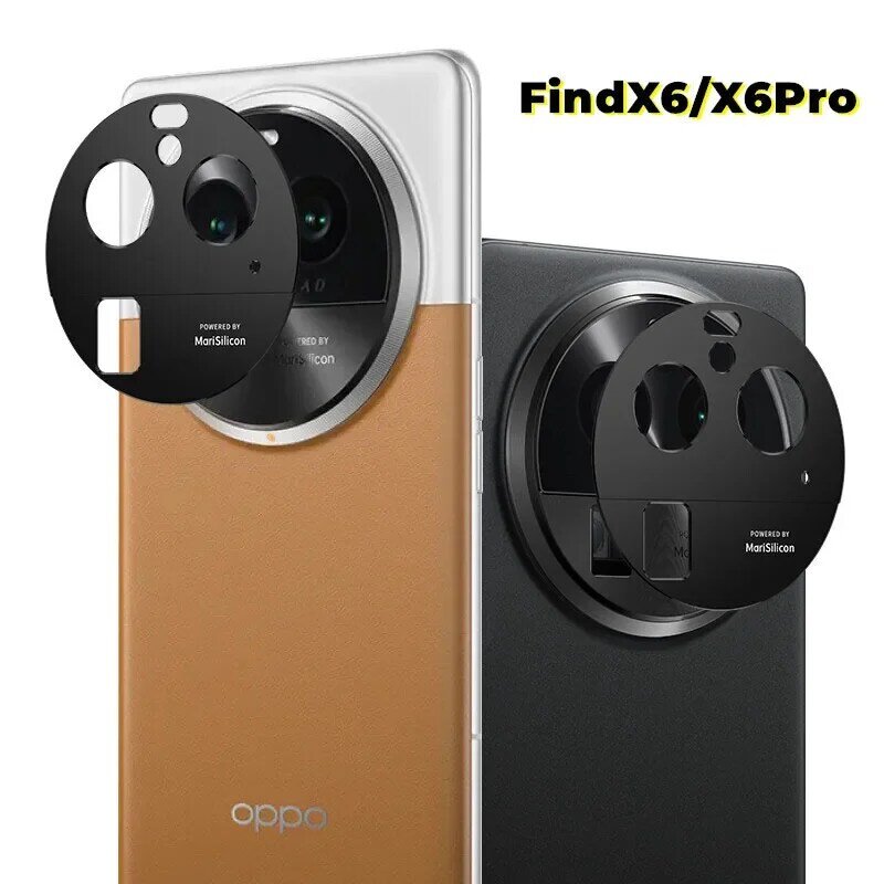 Casing pelindung lensa kamera logam, casing pelindung layar kamera untuk Oppo Find X6 X6 Pro