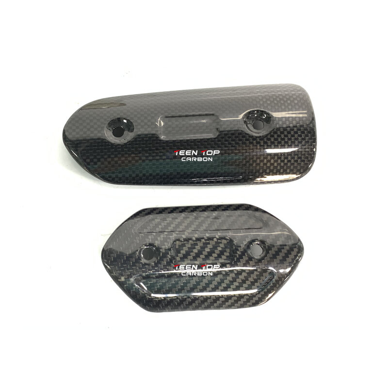 Gratis ongkir ปลอกคาร์บอนไฟเบอร์ปกป้องกันความร้อนสำหรับรถจักรยานยนต์ท่อไอเสียกันลวก Z900 XMAX300 TMAX530