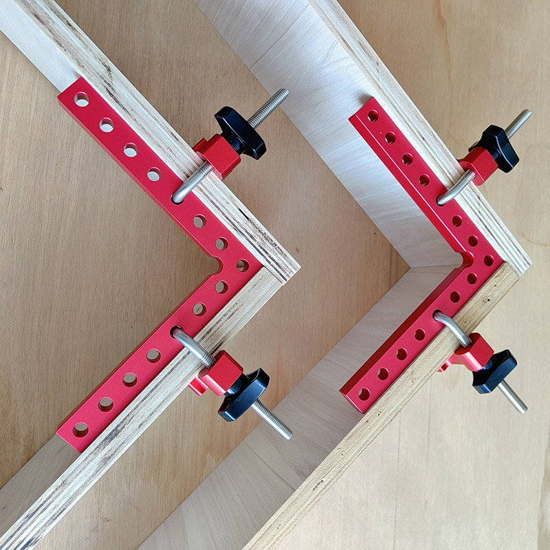 90 Degree Positioning Squares Right Angle Clamps for Woodworking Corner Clamp Carpenter Clamping Tool for Cabinets