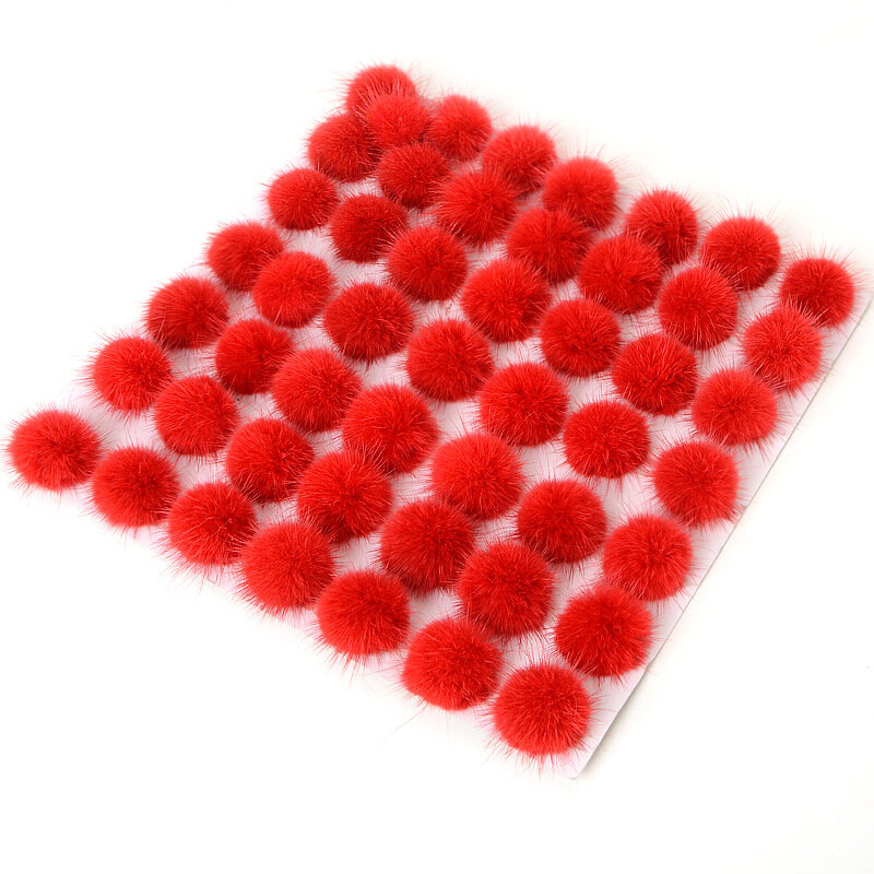 Mink Pompom 25mm 30mm 40mm 50cm Fur Balls DIY Pompon for Sewing on Knitted Keychain Scarf Shoes Hats Jewelry Crafts Accessories