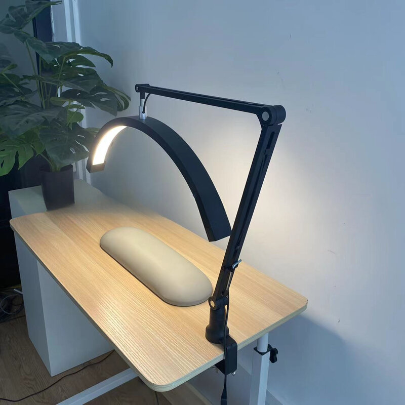 Longo Braço Telescópico Manicure Table Lamp, Fill Light, trabalhando proteção para os olhos, Clip Iluminação Prego, Hot Lamp