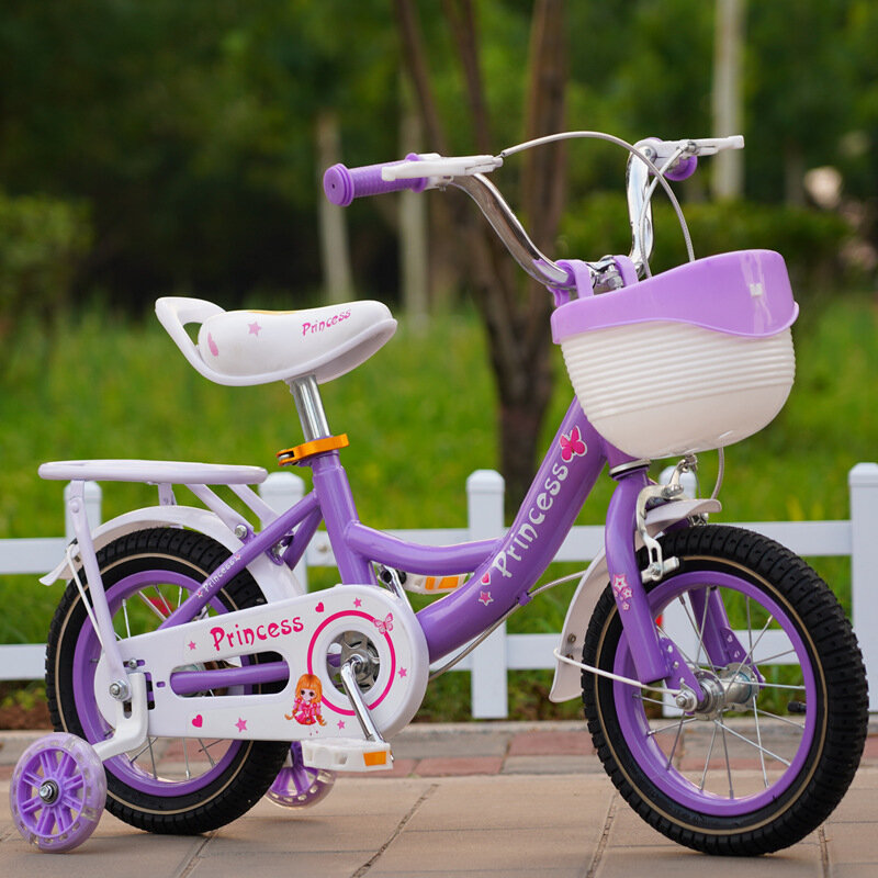 Новинка 2022, детский велосипед, детский велосипед для девочек, велосипед, коляска принцессы с задним сиденьем, подарок, игрушки для катания на машине
