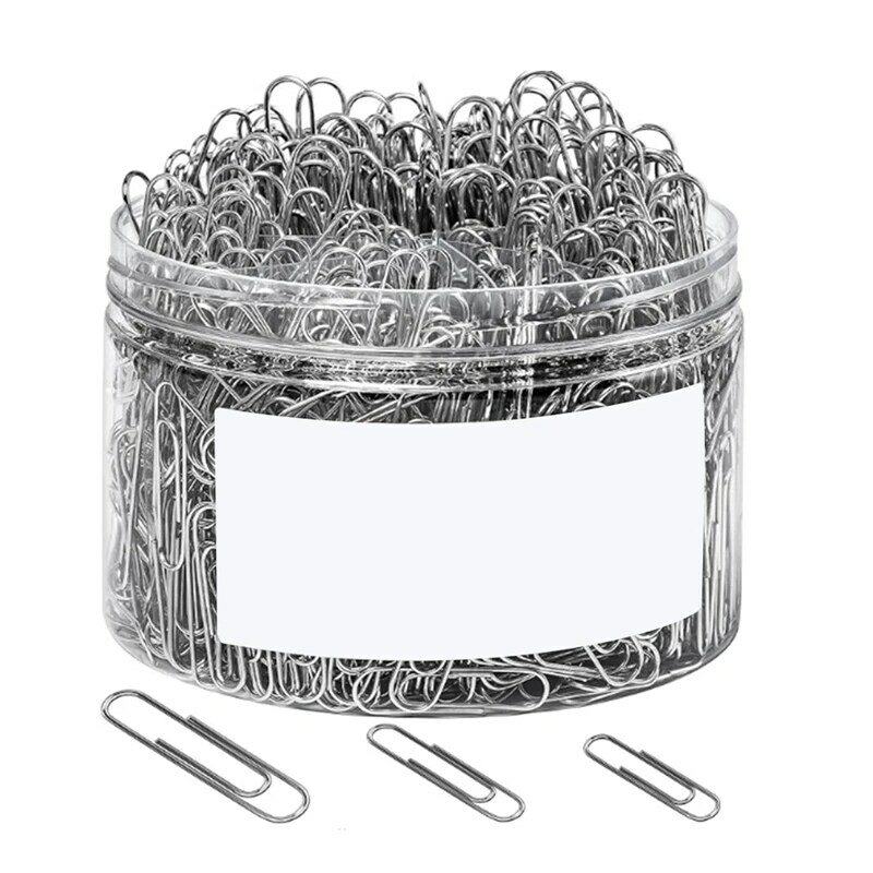 760PCS Assorted Sizes Drawdart Paper Clips, Silver, Big 2Inch, Medium 1.3Inch And Small 1.1Inch Durable Easy Install Easy To Use