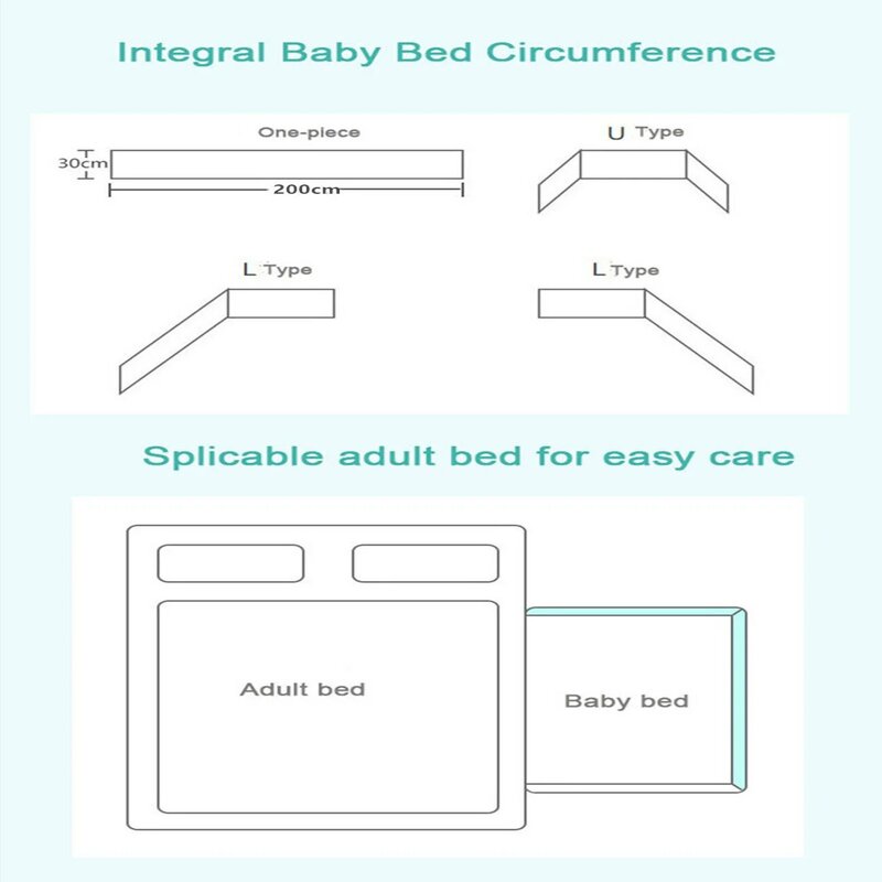 Chichonera-아기 범퍼 유아용 침대 보호대, 코튼 어린이 침대 장벽 쿠션 주위 신생아
