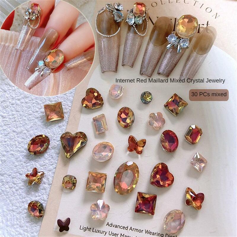 1 ~ 10 pezzi di accessori per unghie adorabili impermeabili che durano non facili da cadere dal Design unico tendenze per Nail Art accessori eleganti